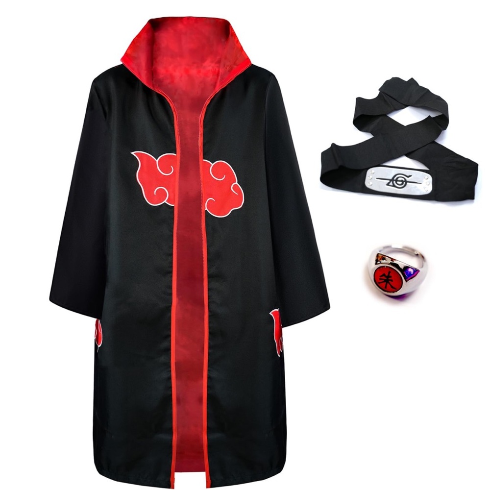 Itopfox 3Pc Cloak Cosplay
Costume With Headband Ring Long Robe Halloween Cosplay
